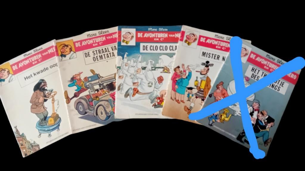 4 nero strips, Boeken, Stripverhalen, Marc Sleen, Meerdere stripboeken, Ophalen, Gelezen