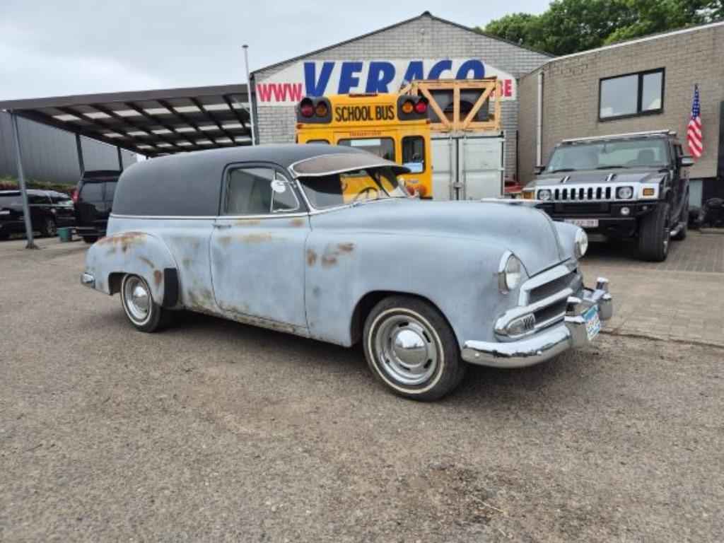 CHEVROLET STATION WAGON/PANELVAN/ STY - BJ 1951, Auto's, Chevrolet, Achterwielaandrijving, Overige modellen, 3500 cc, Leder en Stof