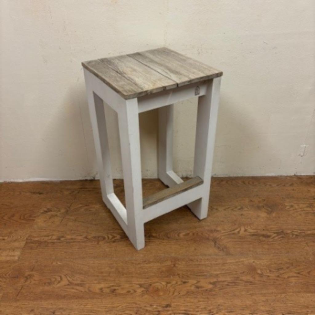 18 horeca vintage steigerhout krukken buitenbar zomer bar, Enlèvement ou Envoi, Utilisé, Bois, 60 à 90 cm