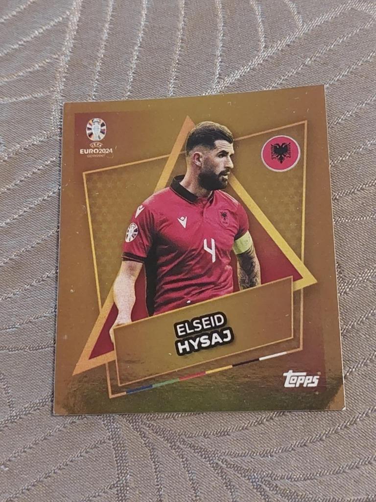 Topps / Sticker / Elseid Hysaj / Albanië / Euro 2024, Verzenden, Nieuw, Poster, Plaatje of Sticker