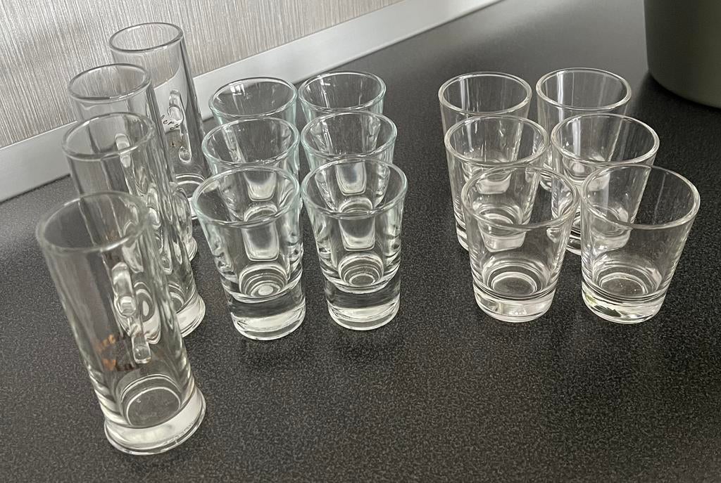 Jeneverglaasjes, Ophalen, Gebruikt