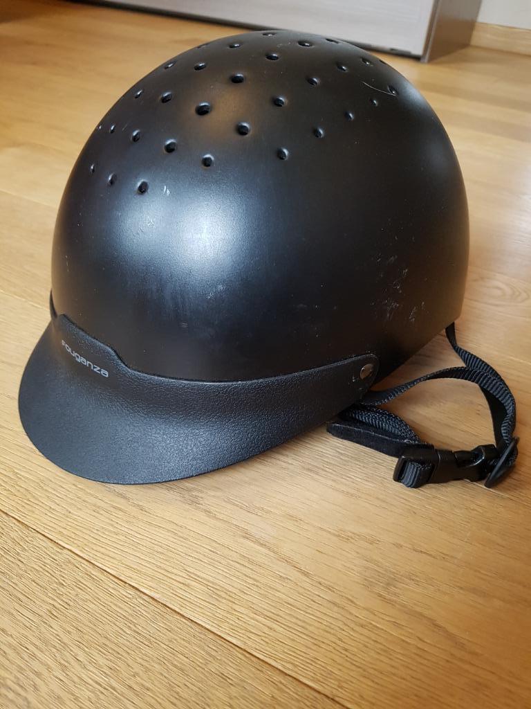 Casque d'équitation FOUGANZA, taille S 52-55 cm, Enlèvement ou Envoi, Utilisé