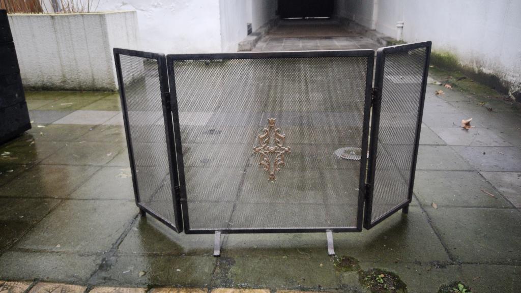 haardscherm, Ophalen, Zo goed als nieuw, Houthaard