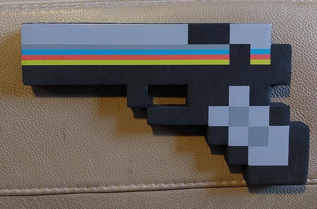 MINECRAFT -  PISTOOL IN HARD SCHUIM - SPEELGOED, Games en Spelcomputers, Games | Overige, Shooter, 1 speler, Ophalen of Verzenden