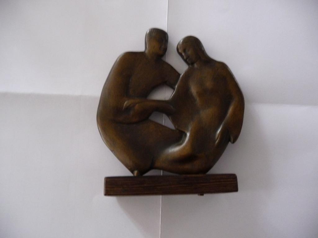 RAYMOND GLORY : MAGNIFIQUE STATUE EN BRONZE, Antiquités & Art, Enlèvement ou Envoi