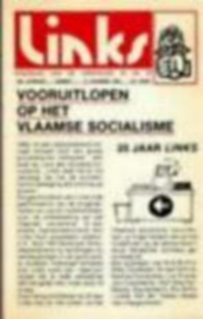 Vooruitlopen op herr Vlaams socialisme. 25 jaar LINKS, Livres, Politique & Société, Neuf, Politique, Enlèvement ou Envoi