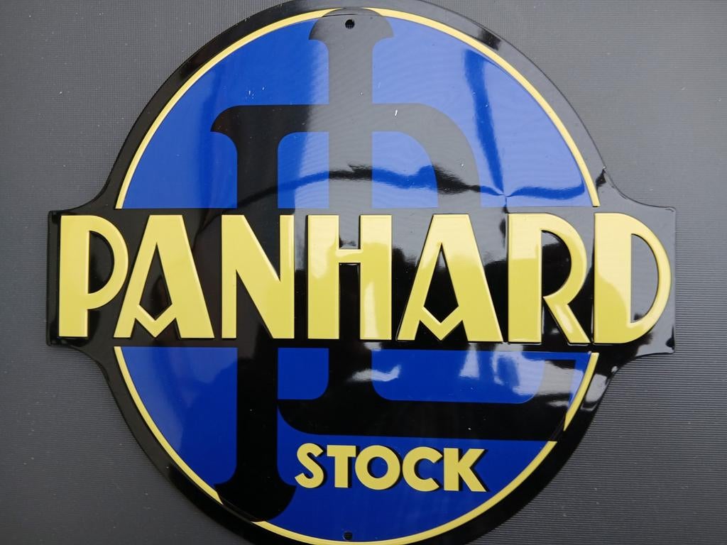 Assiette en étain Panhard, Collections, Marques & Objets publicitaires, Enlèvement ou Envoi