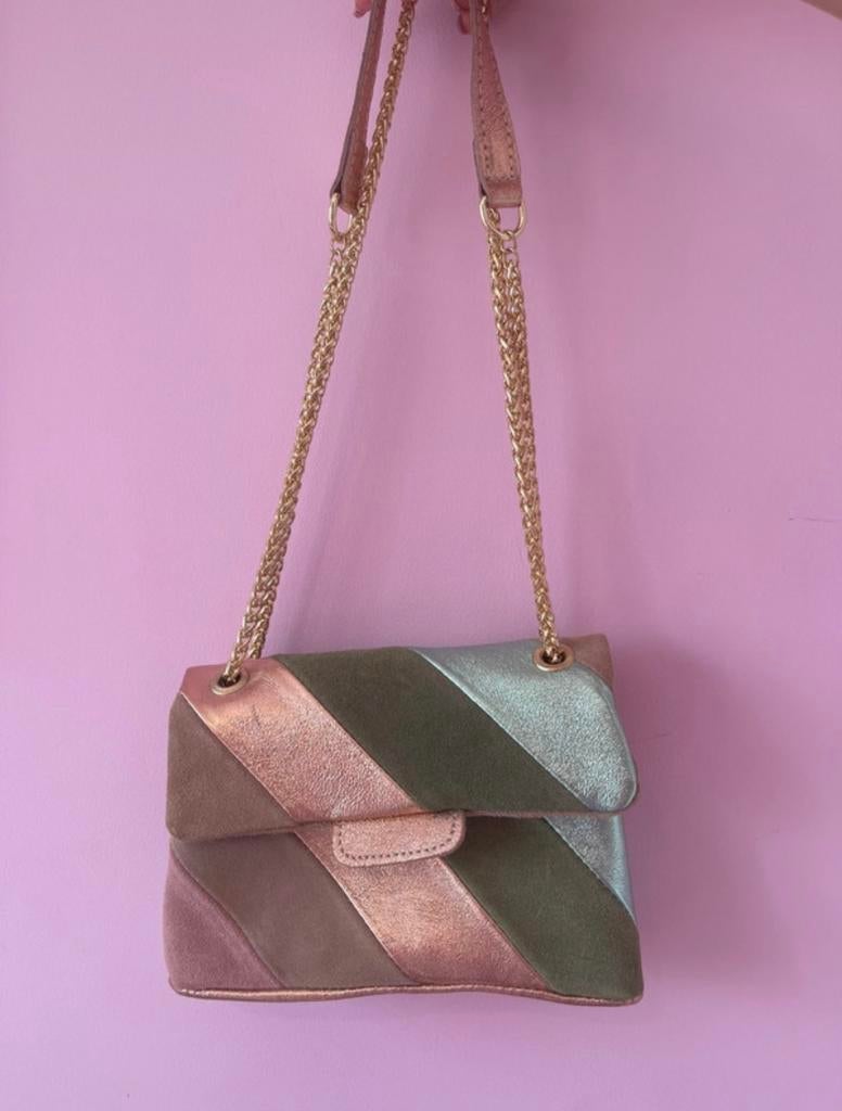 Handtas leder, Bijoux, Sacs & Beauté, Enlèvement ou Envoi, Comme neuf, Sac à main