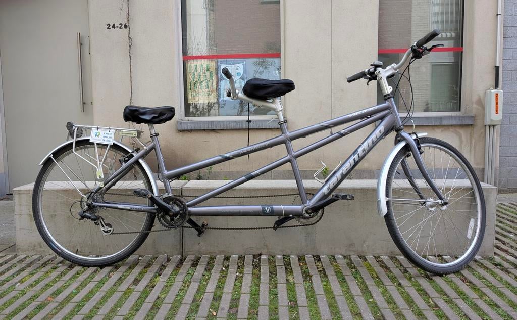 Tandem Viking framemaat 48/43, Vélos & Vélomoteurs, Vélos | Tandems, Utilisé, Plus de 20 vitesses, 49 à 53 cm, Moins de 47 cm