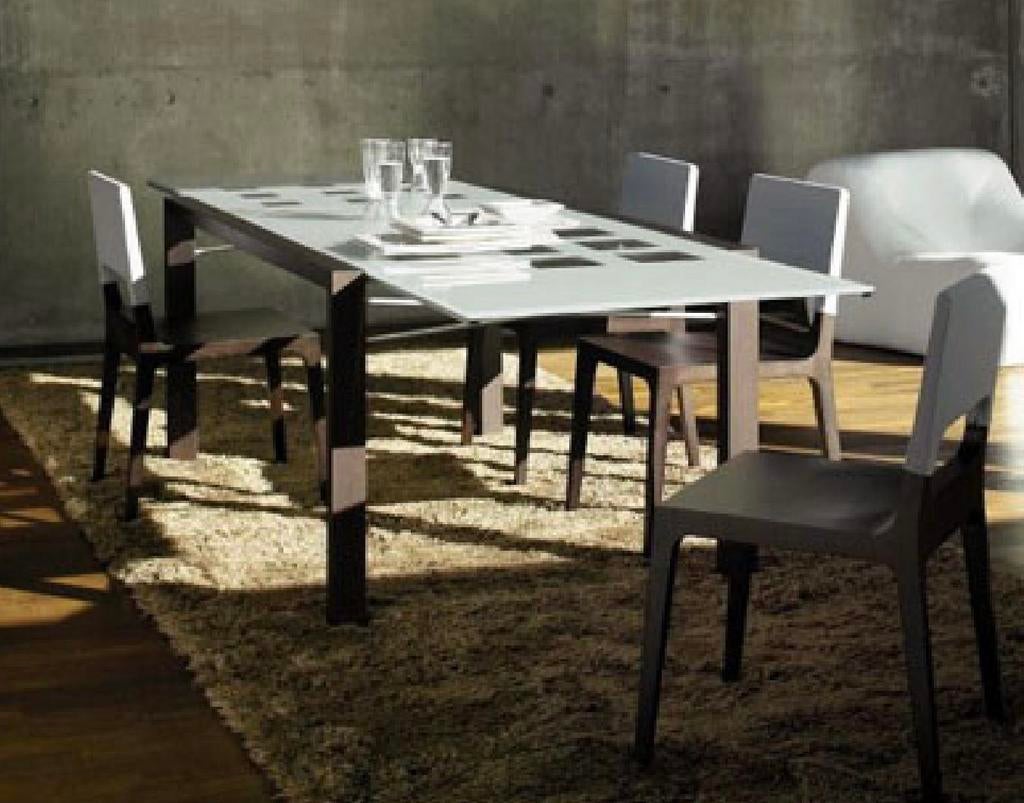 Uitschuifbare eettafel Extensia van designmerk Ligne Roset., Huis en Inrichting, Ophalen, Zo goed als nieuw