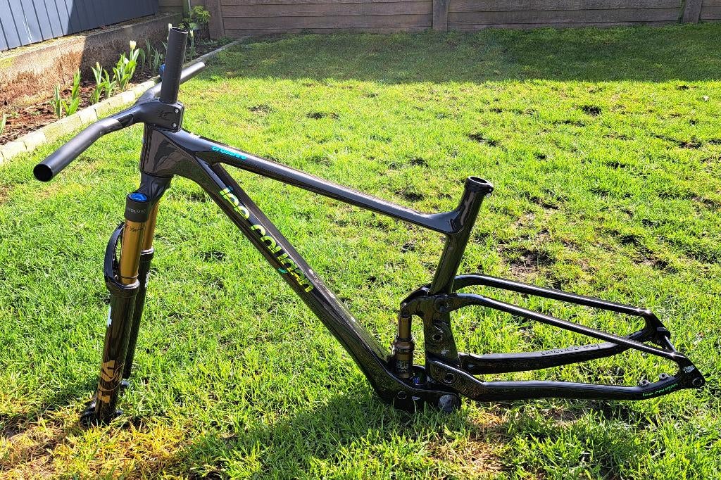 Frame Lee Cougan crossfire trail M + stuur Nieuw, Fietsen en Brommers, Fietsen | Mountainbikes en ATB, Fully, Ophalen, Nieuw