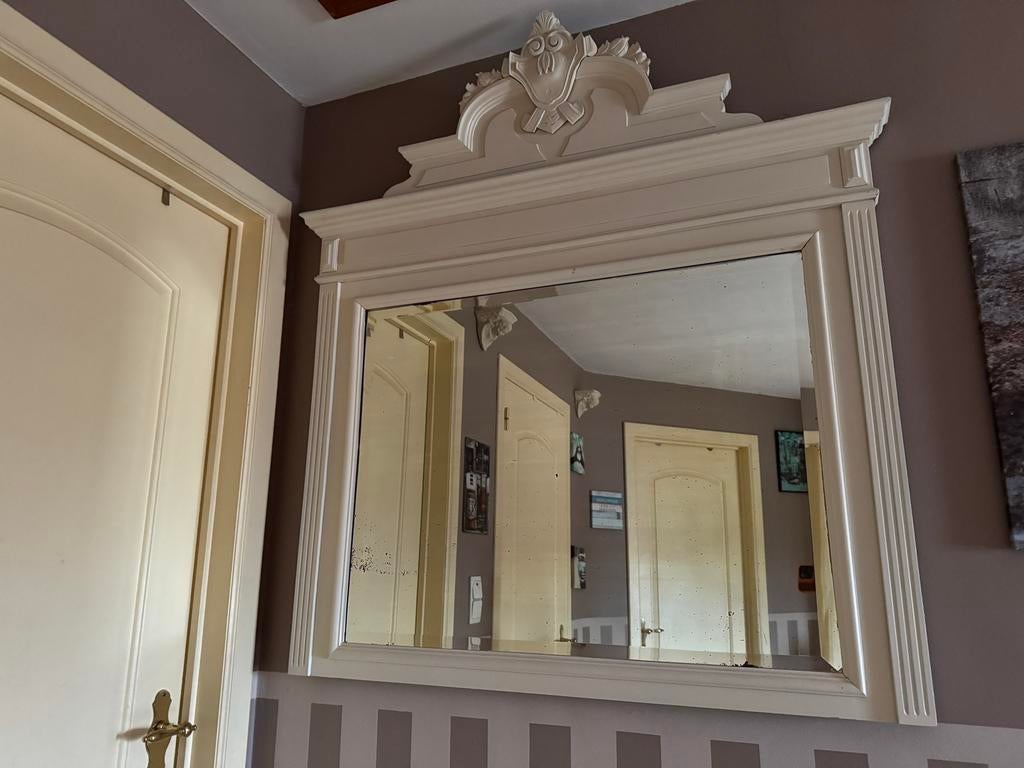 Barokke wandspiegel 100/ 120 cmgesneden hout, Ophalen