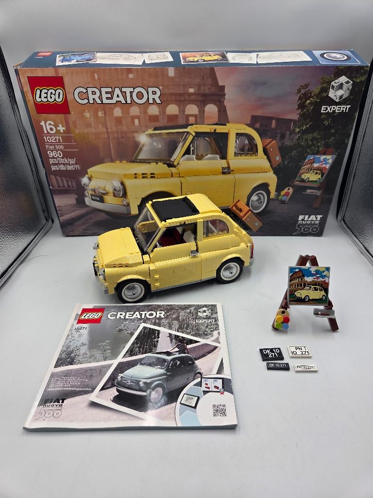 Lego Creator expert 10271 Fiat 500, Ophalen of Verzenden, Zo goed als nieuw, Complete set, Lego