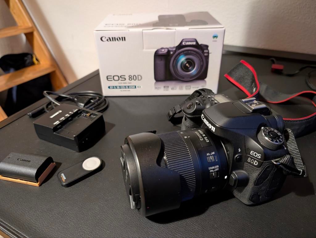 Canon EOS 80D, Spiegelreflex, Canon, Ophalen of Verzenden, Zo goed als nieuw