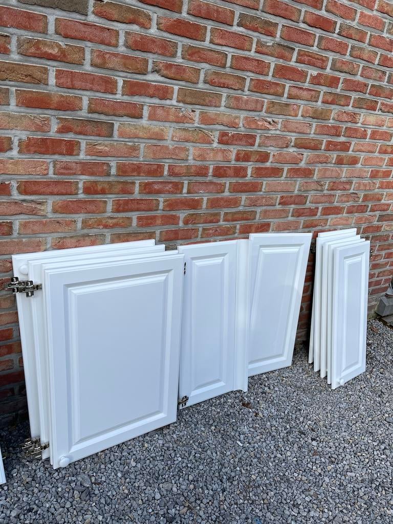 Porte placard cuisine GAMMA laqué blanc, Enlèvement, Comme neuf, Blanc