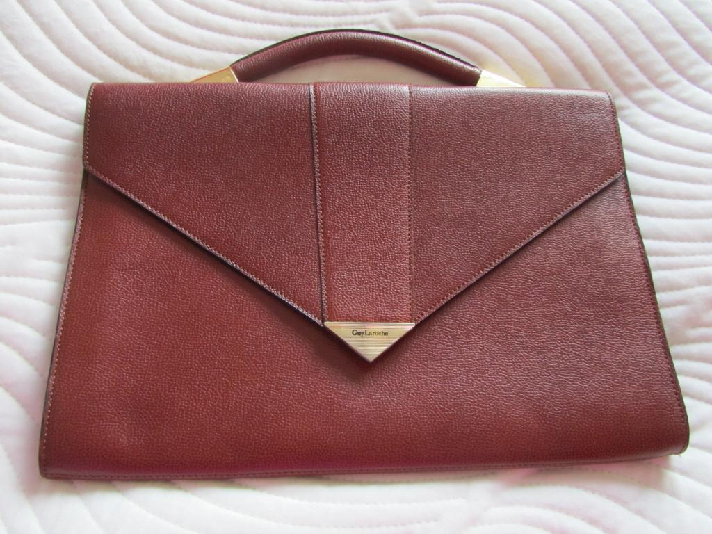 Guy LAROCHE Sac-malette brun fauve siglé, Bijoux, Sacs & Beauté, Sacs | Sacs Femme, Envoi, Brun