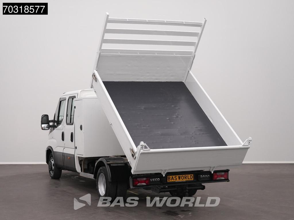 Iveco Daily 35C14 Dubbel Cabine Open Laadbak met Kist Dubbel, Auto's, Bestelwagens en Lichte vracht, Stof, Iveco, Bedrijf, 140 pk