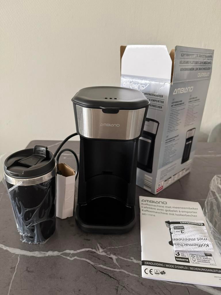 Koffiemachine met meeneembeker, Enlèvement, Comme neuf