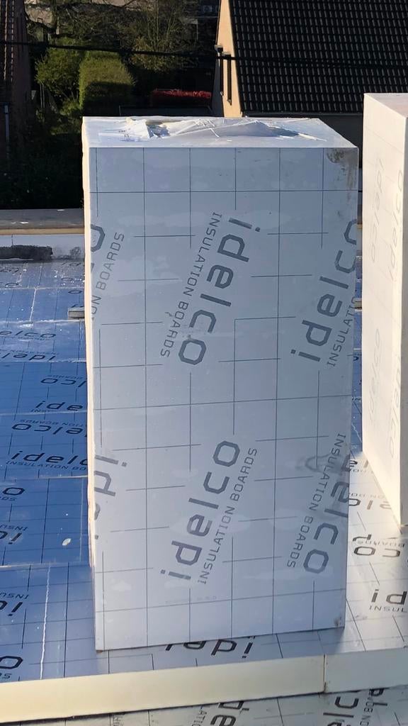 Idelco dakisolatie 10cm dik - PIR, Nieuw, Hardschuim (Pir), 15 m² of meer, 8 tot 12 cm