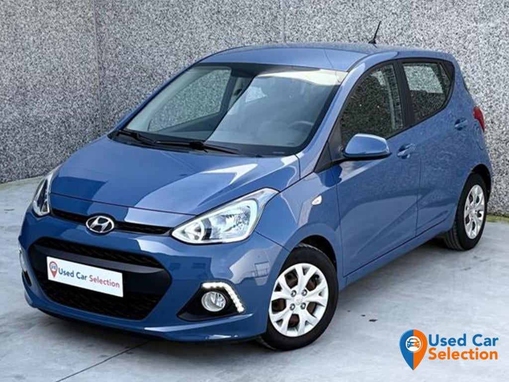 Hyundai I10 1.0i Air/ Airco/ 53000km/ 12m garantie, Auto's, Voorwielaandrijving, Stof, Blauw, 48 kW