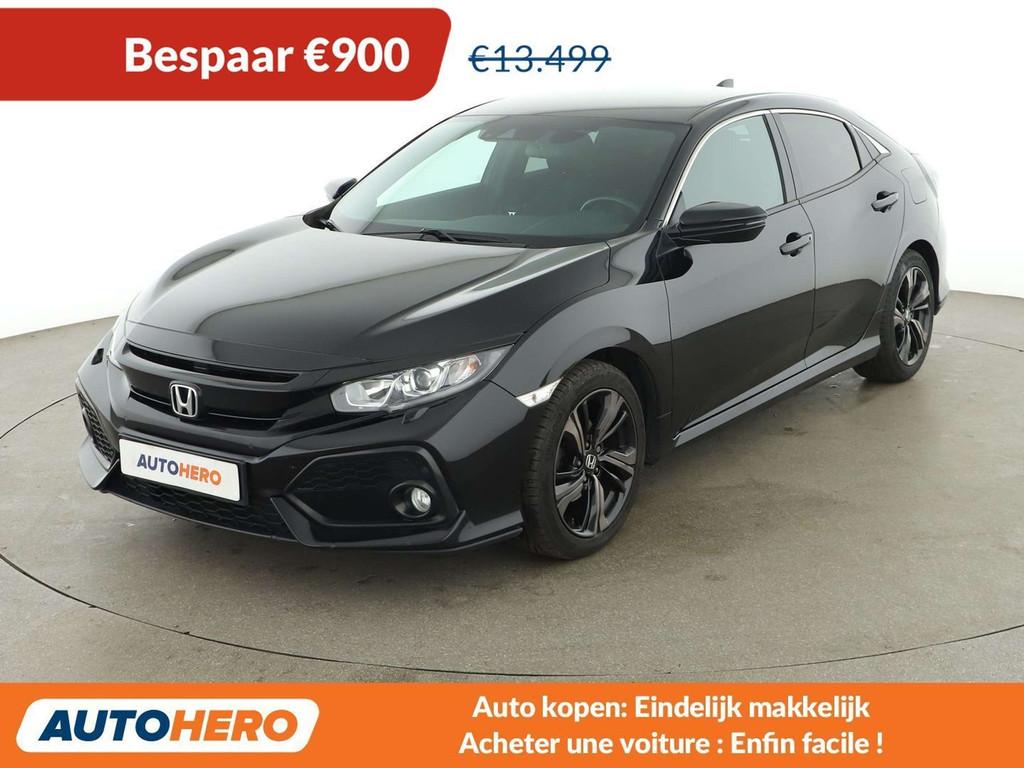 Honda Civic 1.0 VTEC Elegance (année de construction 2017), Autos, Honda, Achat, Civic, ABS, Régulateur de distance, Airbags, Air conditionné