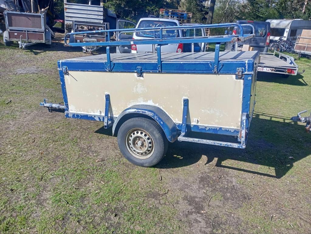 Grote gesloten henra aanhangwagen, Auto diversen, Aanhangers en Bagagewagens, Ophalen, Gebruikt