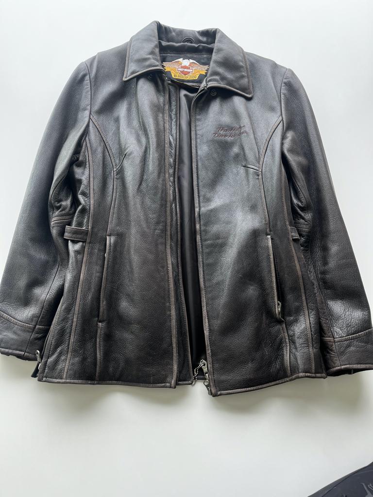 Leren vest Harley Davidson, Jas | leer, Harley Davidson, Ophalen of Verzenden, Dames