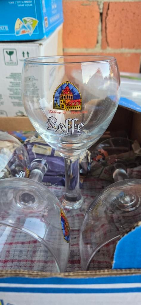 Bierglazen(palm hoegaarden,leffe rodenbach), Verzamelen, Ophalen, Leffe
