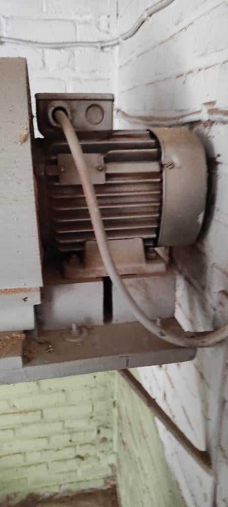 Elektrische motor 230V/380V, Ophalen, Gebruikt, Afzuiger
