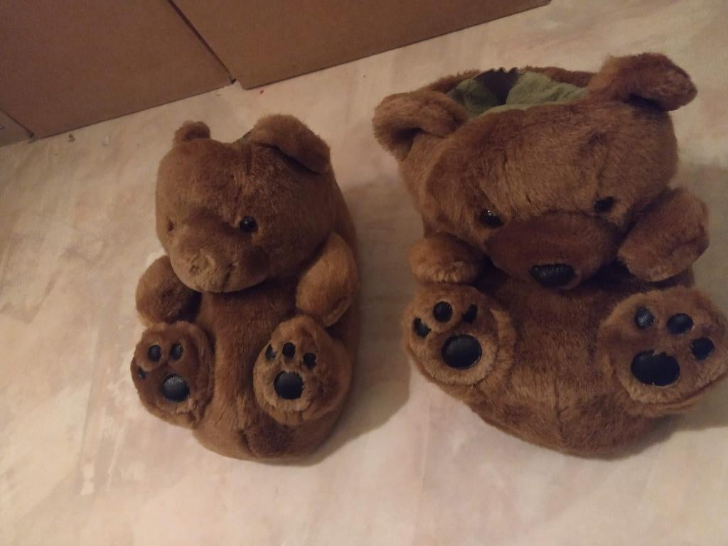 teddy pantoffels nieuwe berenpantoffels 1 maat, Enlèvement ou Envoi, Neuf