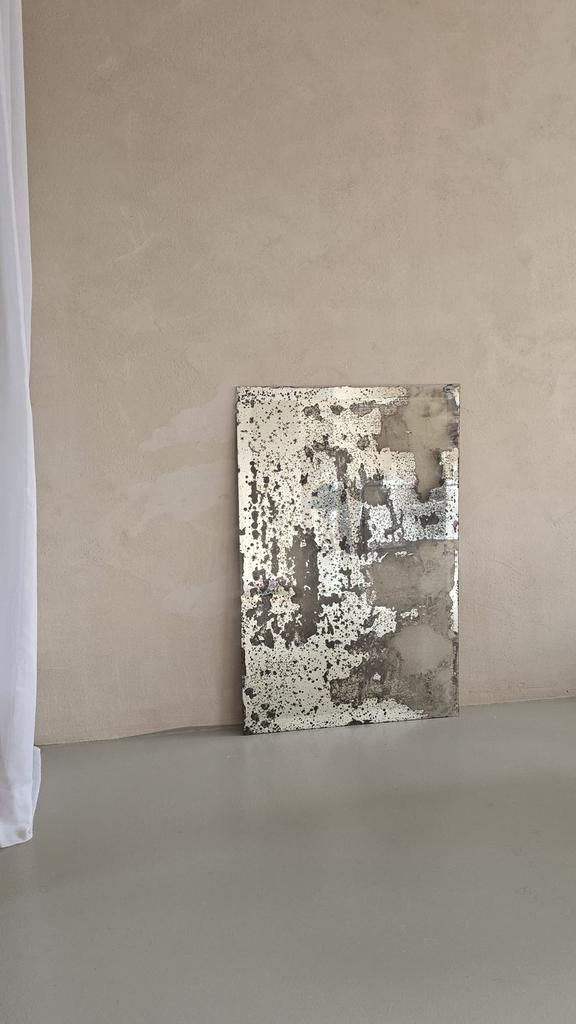 Gepatineerde spiegel, Antiek en Kunst, Ophalen