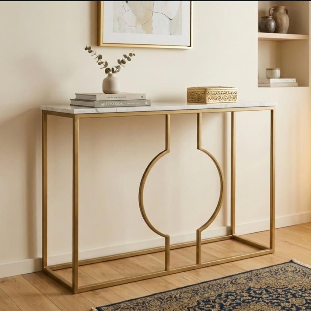 Tafel console sidetable, Huis en Inrichting, Ophalen, Nieuw, Metaal