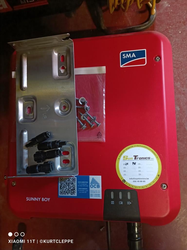 Sma Sunny Boy omvormer, Ophalen