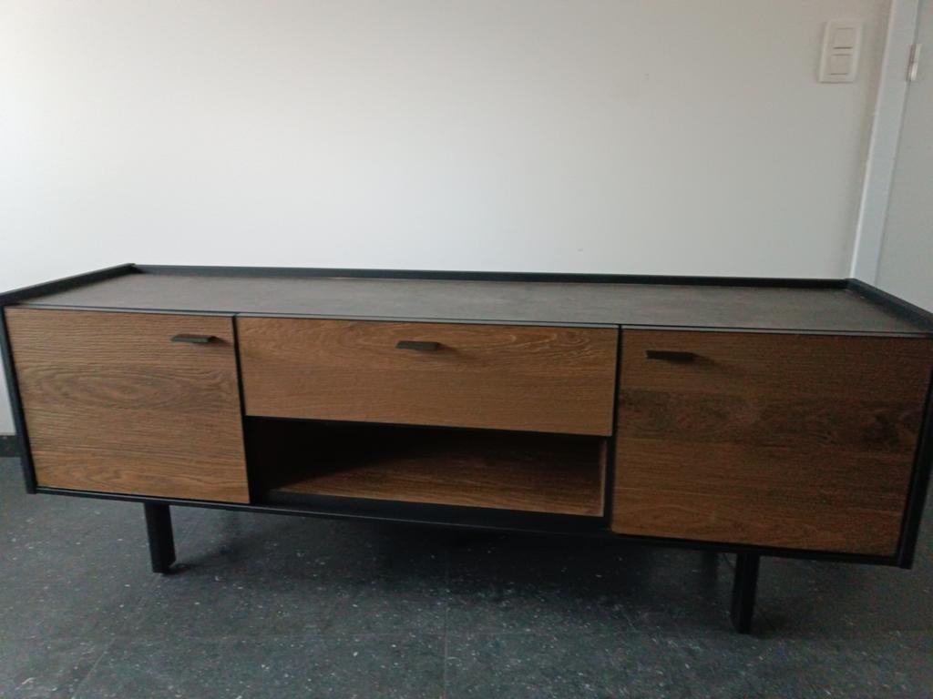 Meuble TV Xooon, meuble bas Fresno, 160 cm, Maison & Meubles, Enlèvement