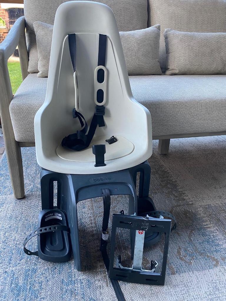 Bobike maxi go fietsstoeltje achter, Fietsen en Brommers, Ophalen, Gebruikt, Bobike, Voetsteuntjes