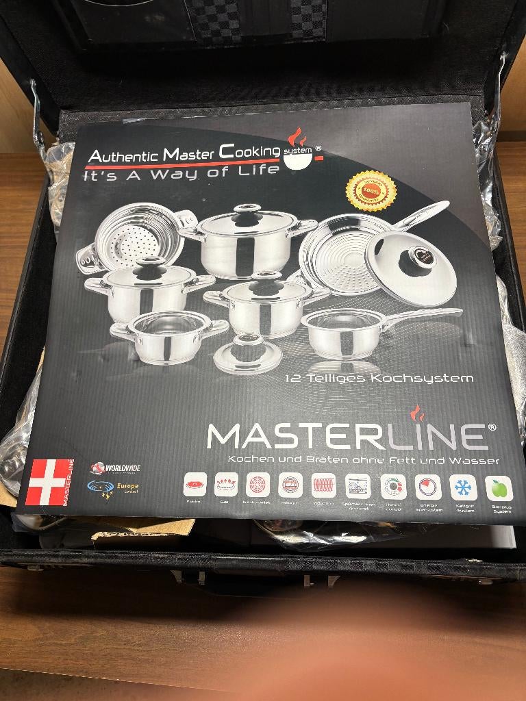 Set d'ustensiles de cuisine, Maison & Meubles, Cuisine | Casseroles & Poêles, Enlèvement, Neuf, Inox, Ensemble de casseroles