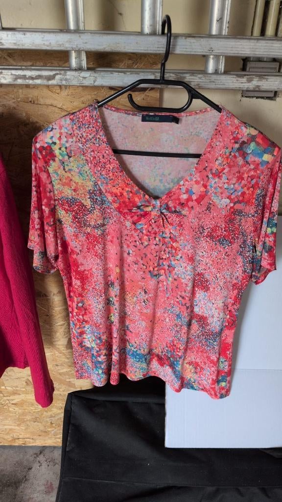roze T-shirt van Mer &Sud - XL - 5€, Verzenden, Blouse of Tuniek, Zo goed als nieuw, Roze