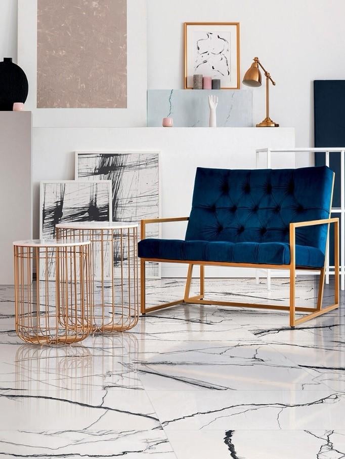 Carrelages sol mur intérieur extérieur 60x120 effect marbre., Enlèvement, Neuf, Marbre