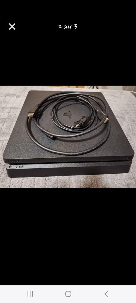 PlayStation 4 slim, 500 GB, Comme neuf, Enlèvement, Avec jeux