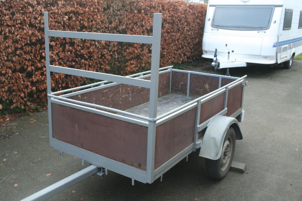aanhangwagen bruin/grijs, Auto diversen, Aanhangwagen-onderdelen, Gebruikt, Ophalen