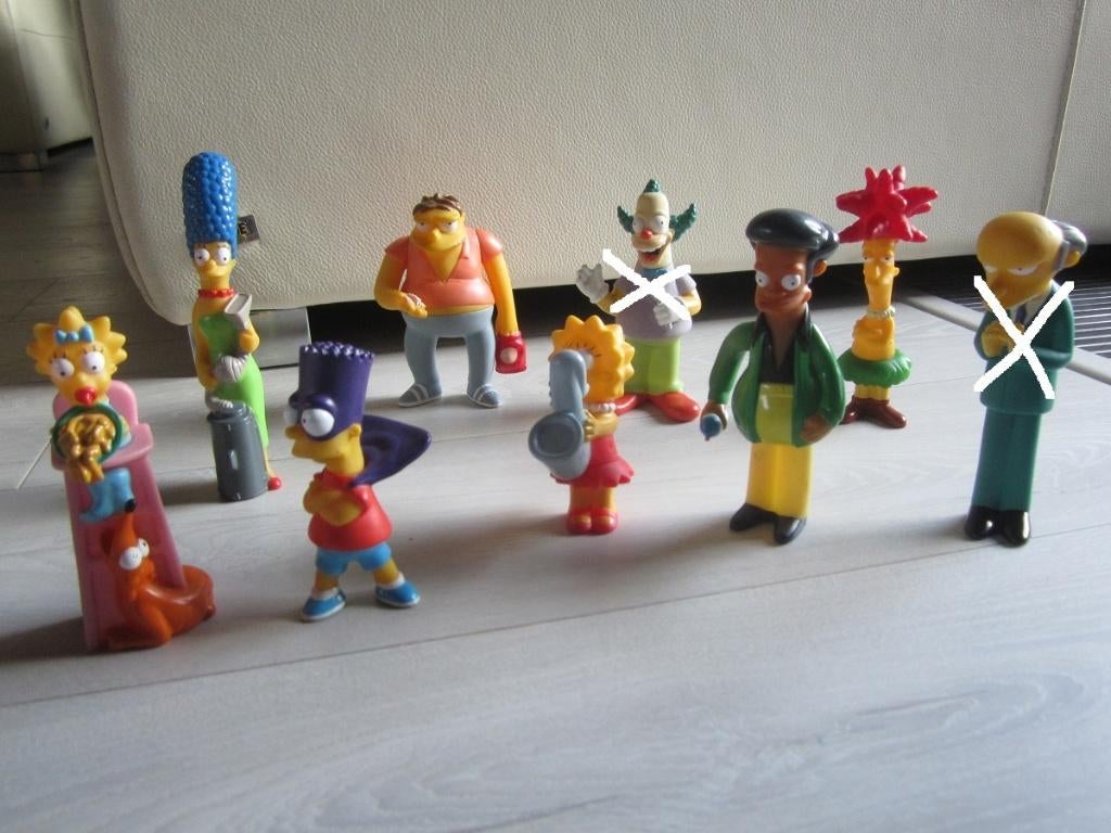 Les Simpson - grandes figurines au choix : 2,00Eur / pièce, Collections, Cinéma & Télévision, Comme neuf, TV, Enlèvement ou Envoi