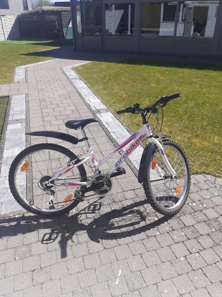 meisjes fiets kind 18 versnellingen, Fietsen en Brommers, Ophalen, Zo goed als nieuw, 24 inch, Versnellingen