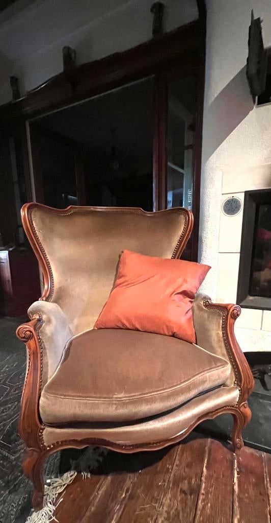 Stijlvolle klassieke zetels (3zit en 2x fauteuils), Ophalen