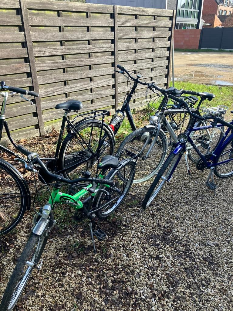 Lot fietsen, Ophalen, Gebruikt