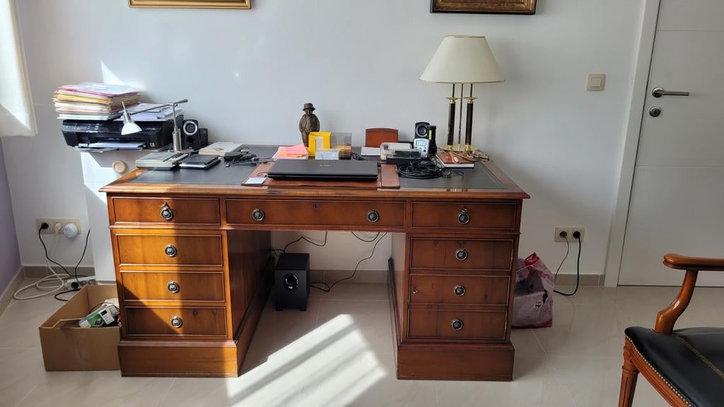 Bureau + stoel, Antiek en Kunst, Ophalen