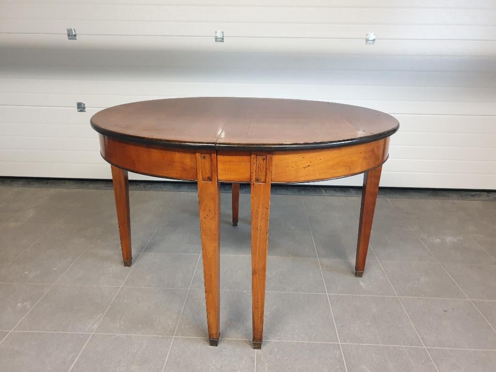 1 tafel in notelaar = 2 = 3 mogelijke combinaties, Klassiek, Cerisier, Comme neuf, 100 à 150 cm