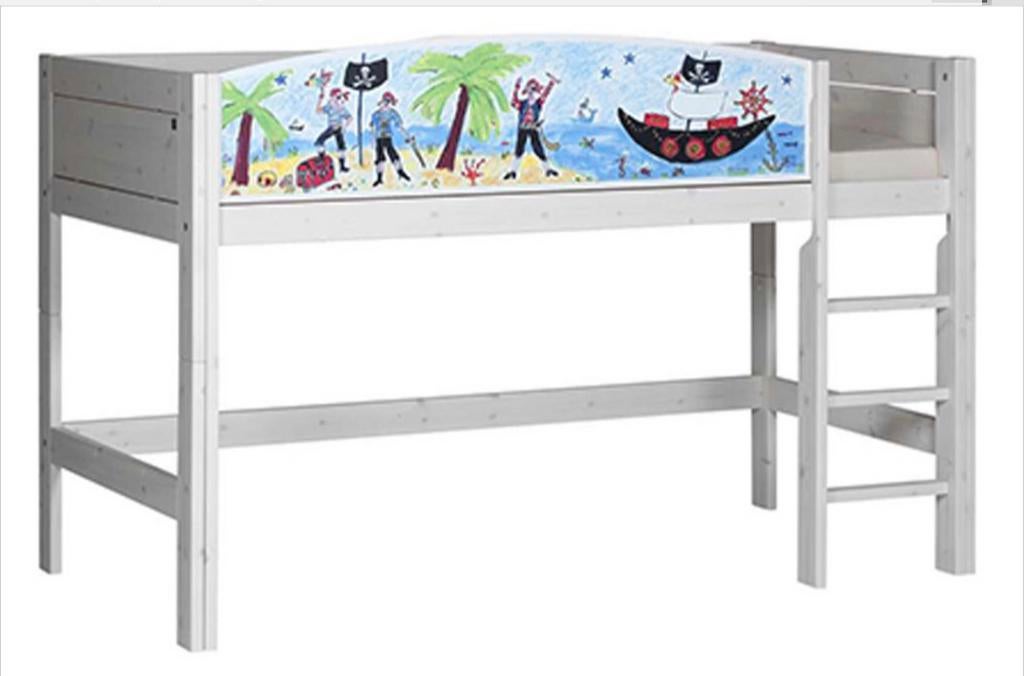 Halfhoogslaper - bed - LIFETIME, Kinderen en Baby's, Kinderkamer | Stapelbedden en Hoogslapers, Ophalen, Gebruikt, Halfhoogslaper