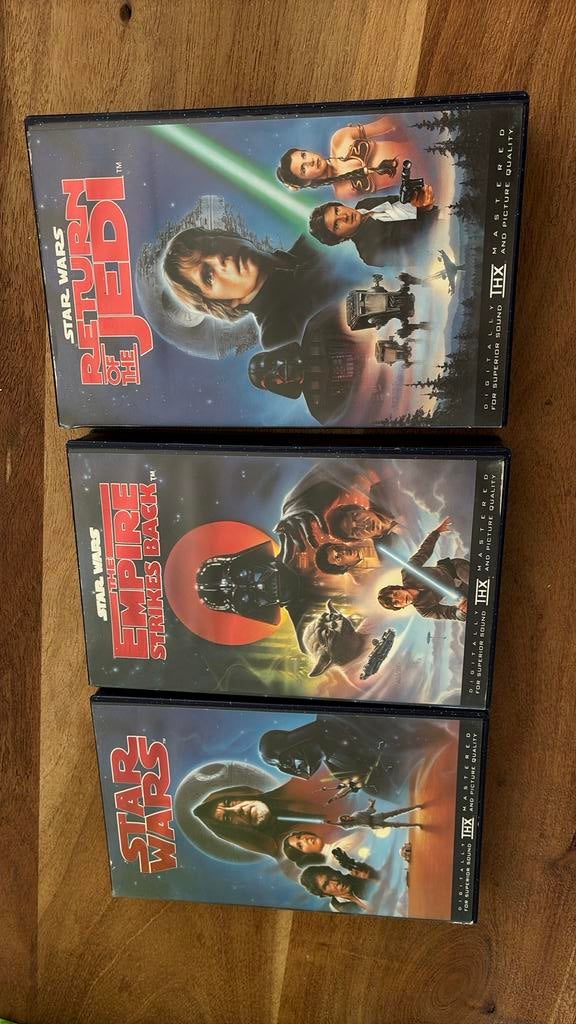 VHS stars wars originele trilogie, Collections, Star Wars, Enlèvement