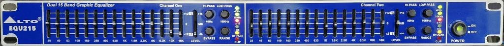 Égaliseur Alto EQU215, TV, Hi-fi & Vidéo, Appareils professionnels, Comme neuf, Audio, Enlèvement