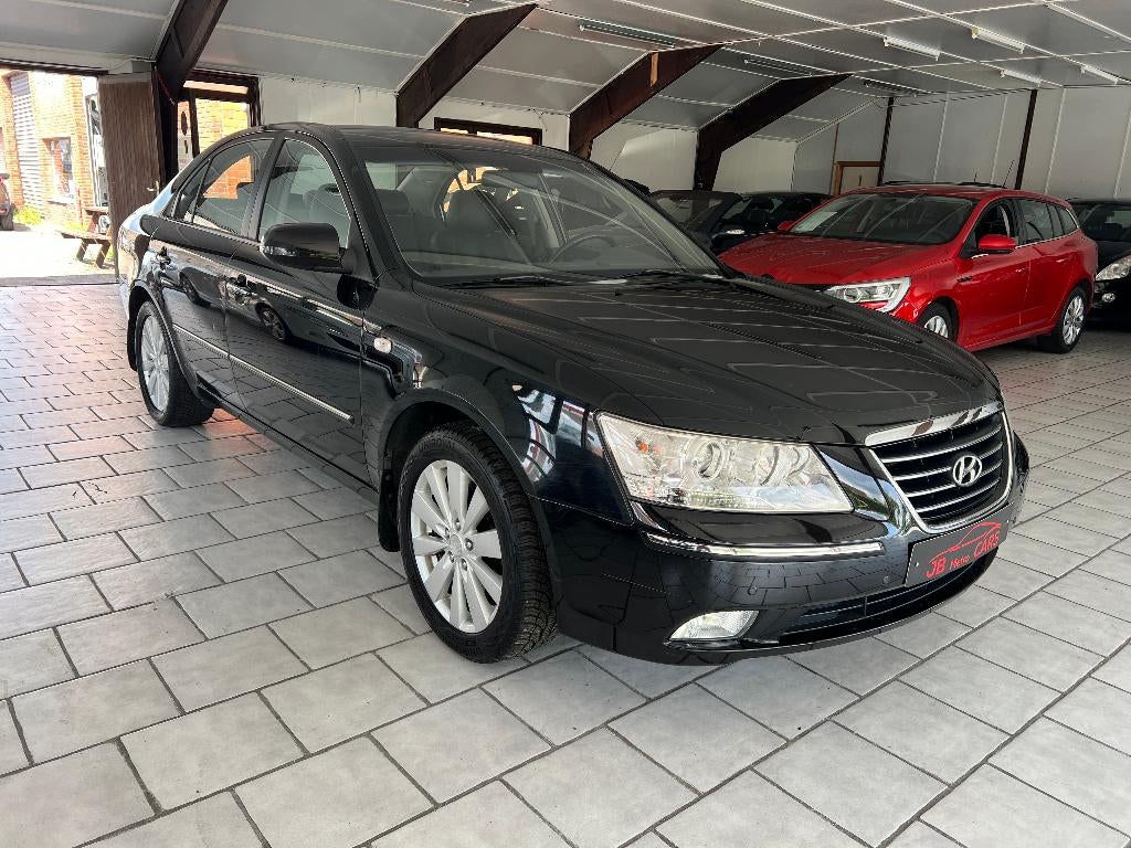 hyundai sonata 2.0 diesel/AUTOMAAT/CAR PASS/garantie, Auto's, 4 deurs, Zwart, Parkeersensor, Zwart
